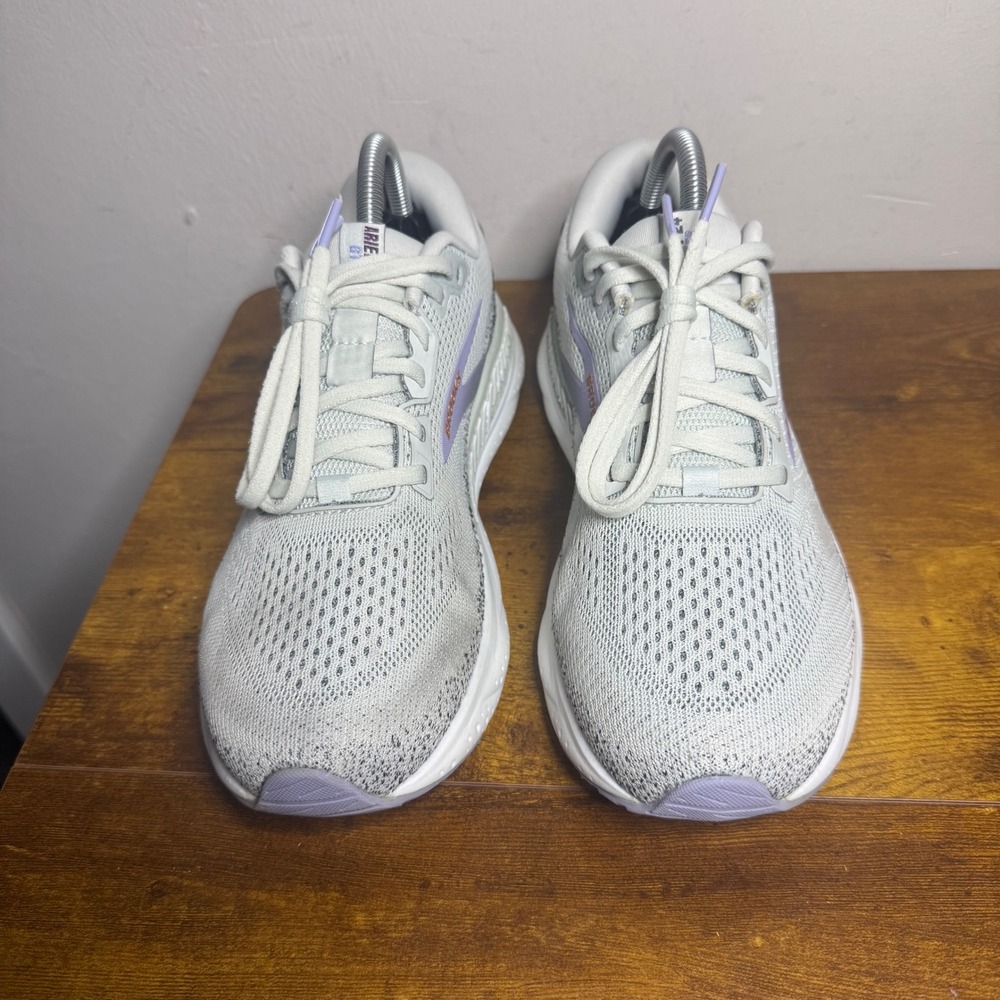Brooks Ariel GTS Running Shoes Women Size 9.5 Grey Purple 1204141B080 - Picture 3 of 7